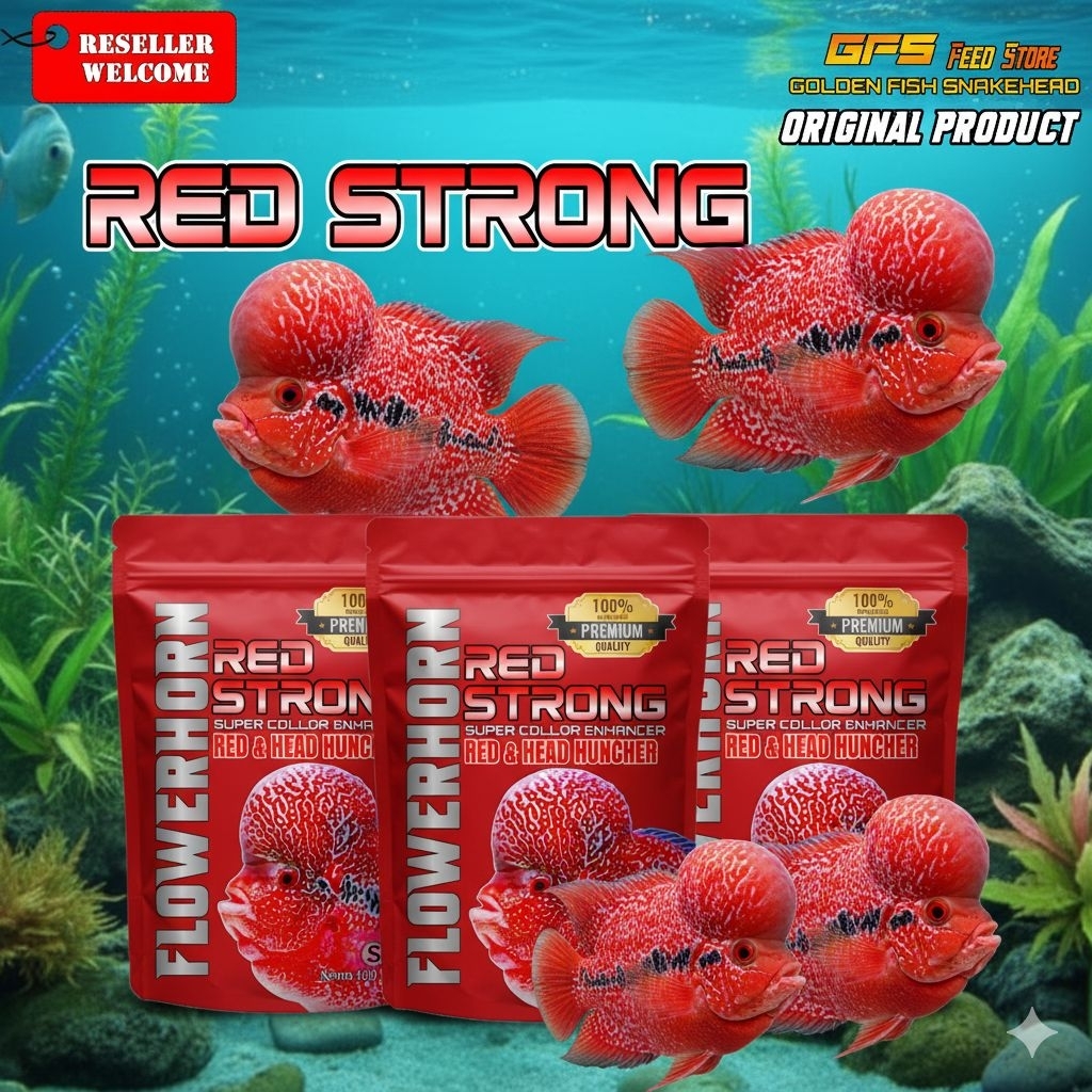 Pelet Louhan RED STRONG 100 GRAM