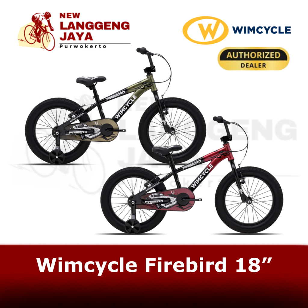 Wimcycle Sepeda BMX Firebird 18"