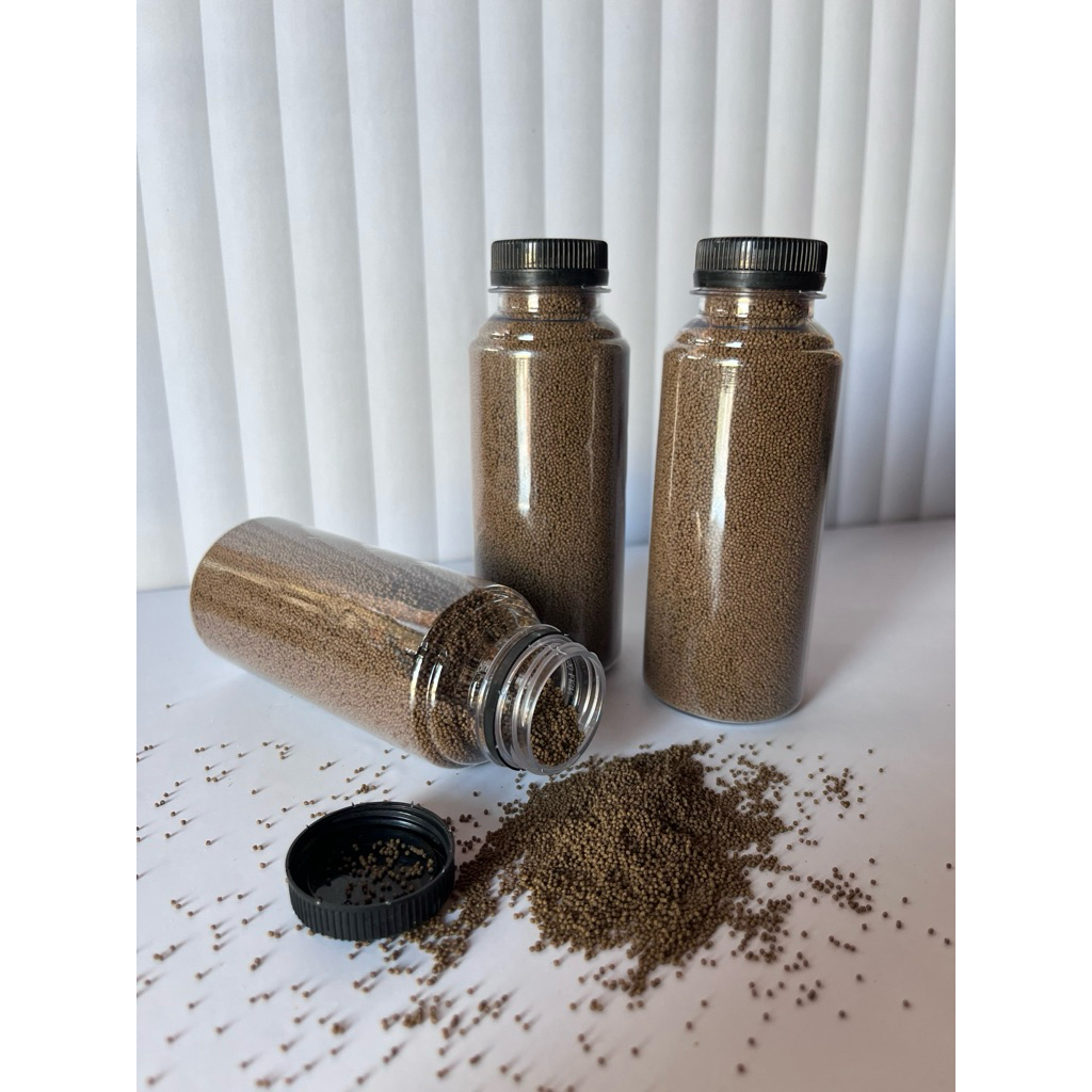 Pelet pakan ikan kemasan 250 ml & 150 ml | pakan ikan cupang | pakan ikan Glowfish | pakan ikan dani