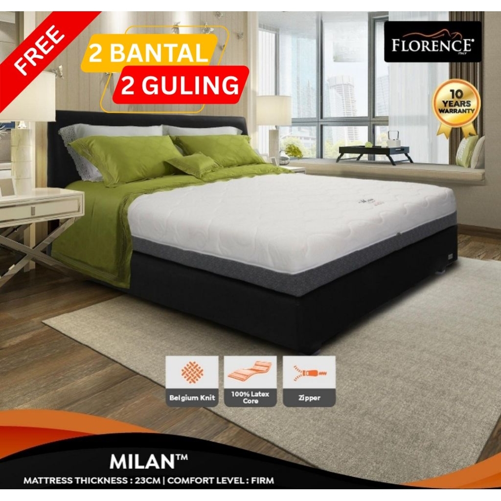 [READY STOCK] MATRAS SPRINGBED FLORENCE MILAN 180 X 200 X 23 CM | KASUR SPRINGBED FLORENCE MILAN 180