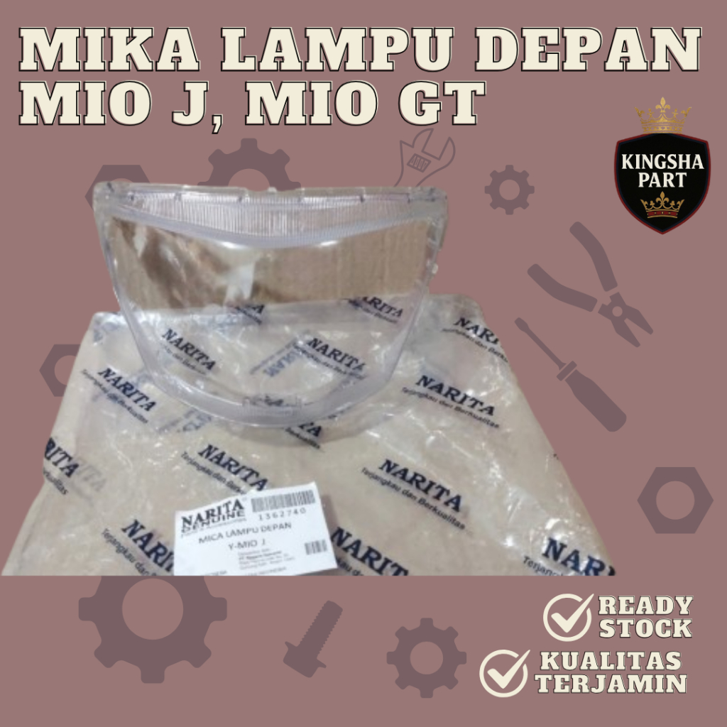 Mika Lampu Depan Mio J Mio GT mika kaca depan mio j mio gt merek Narita