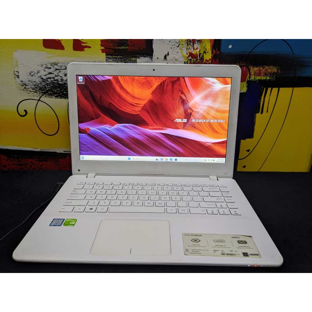 Laptop Asus X442U Core i5 Gen 8 8/256 Nvidia 930mx 2GB mulus