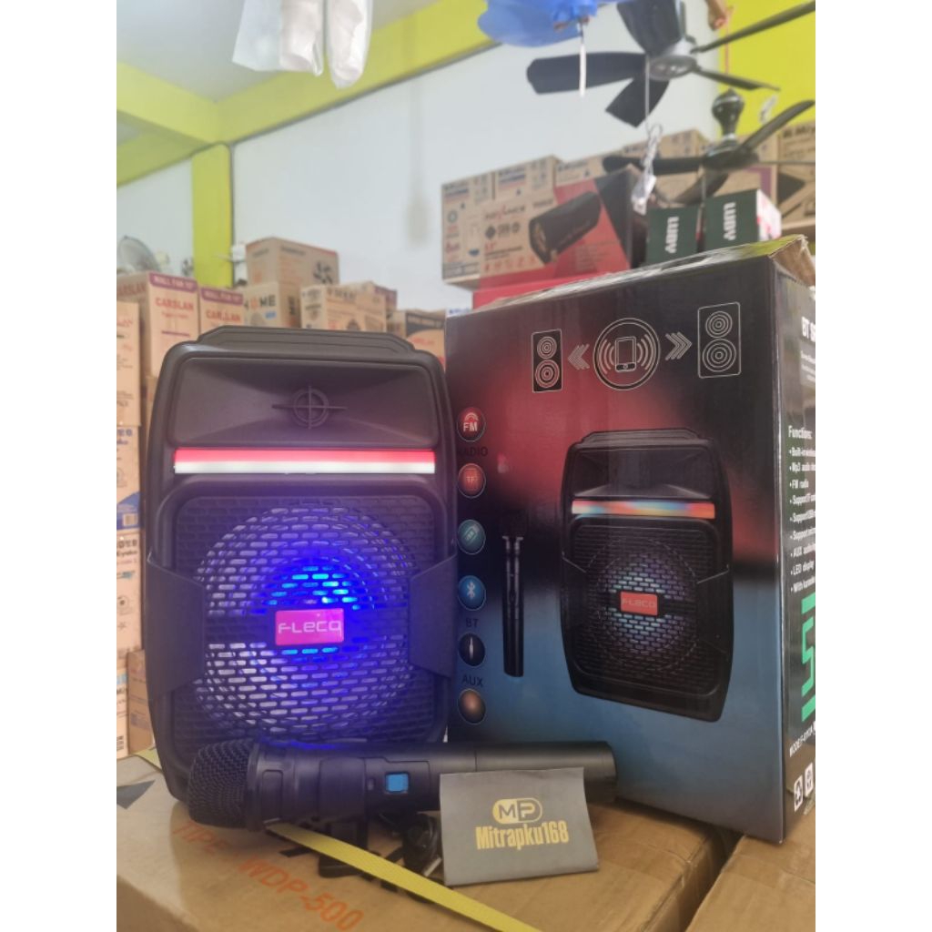 Speaker Bluetooth Portable Fleco F-6112B