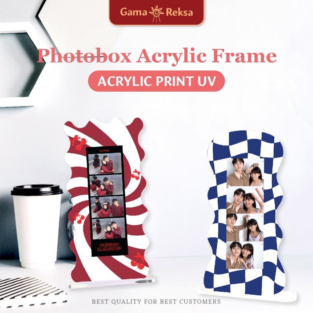 Frame Foto Akrilik Custom 3 Foto / FRAME ACRYLIC CUSTOM FOTO Photobooth