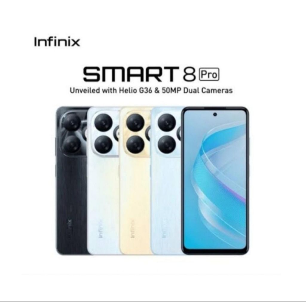 HP INFINIX SMART 8PRO 8/128 GB - SMART 8 PRO RAM 8GB ROM 128GB RESMI