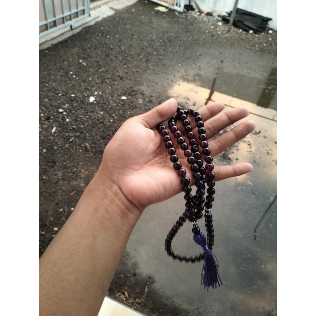 tasbih batu kecubung ungu