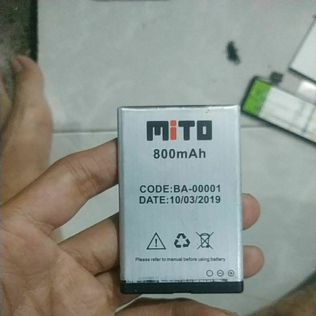 BATERAI BEKAS MITO CODE:BA-00001