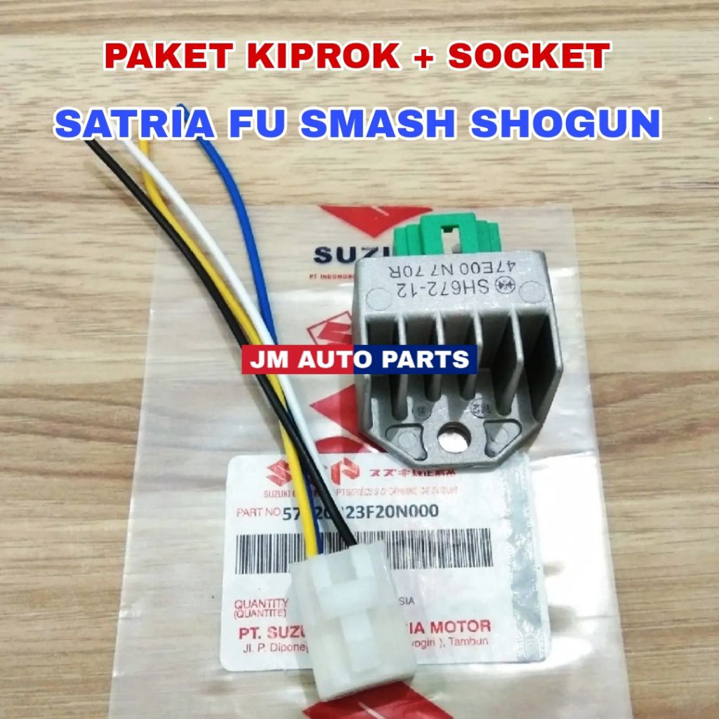 Kiprok Regulator Plus Socket Kiprok Satria Fu 150 Smash Shogun 110 Shogun 125 Kiprok Satria 2 Tak Sa