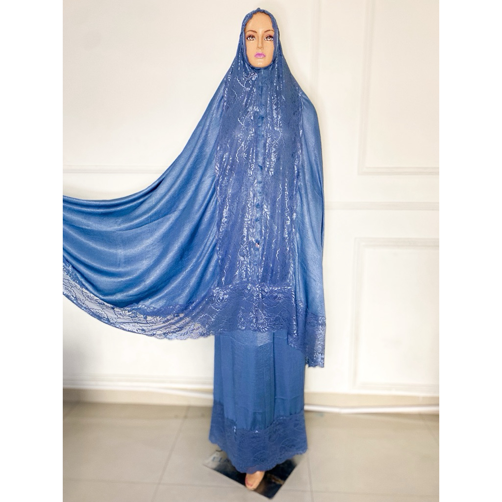 MUKENA/DEWASA/BAHAN/SANTORINI/RENDA