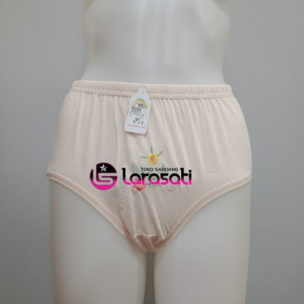 CELANA DALAM WANITA POLOS BUNGA BORDIR