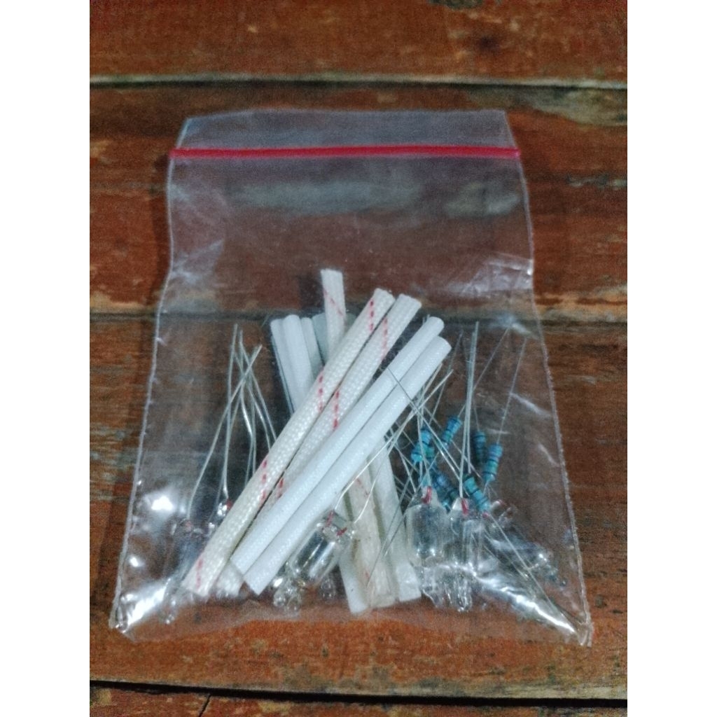 Lampu Setrika + Resistor Lampu Indikator Setrika