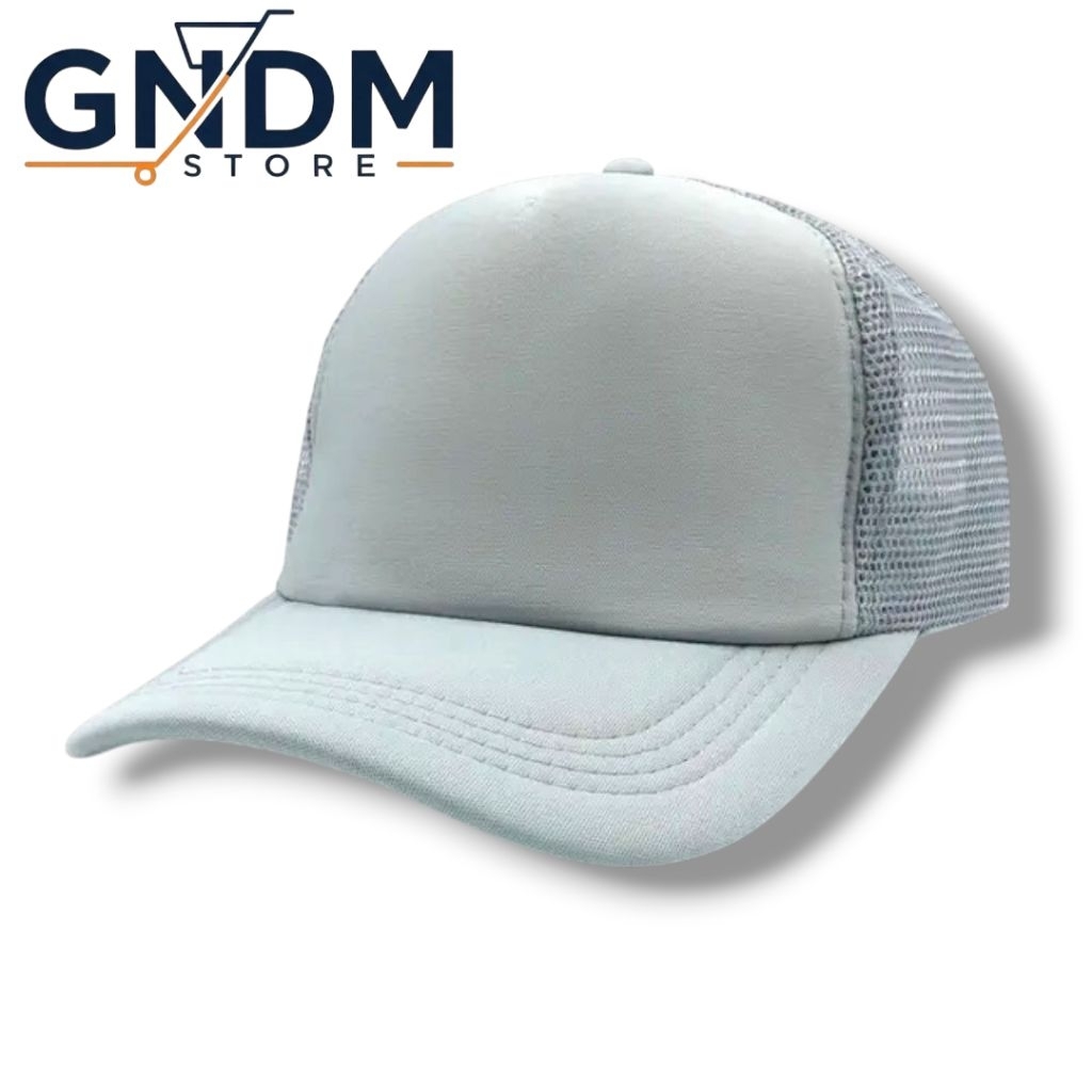 Topi jaring polos - Topi trucker - Topi baseball - Topi jaring seri warna - Topi unisex - Topi polos