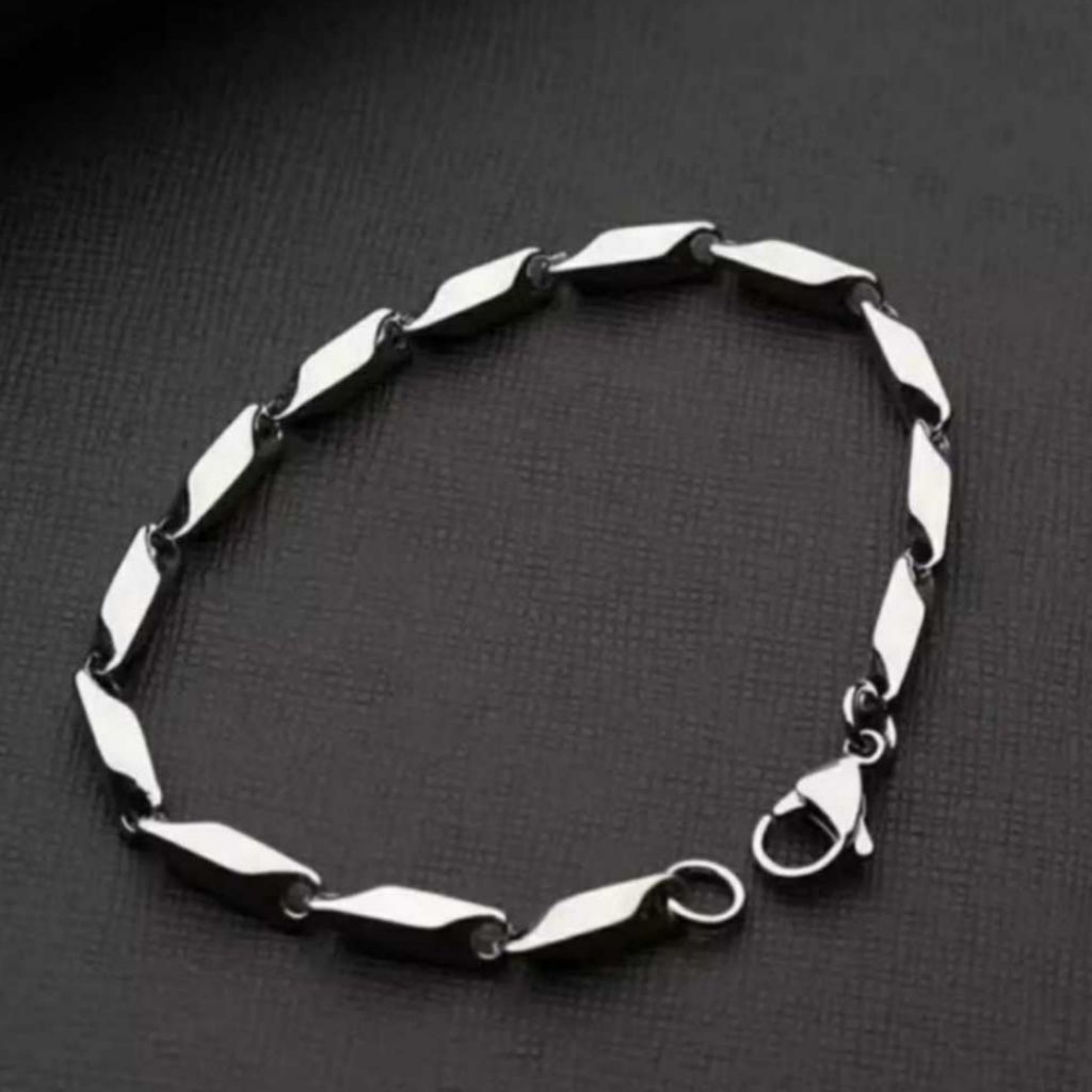 Gelang Titanium Pria Model Padi Gelang Pria Hits Gelang Pria Keren