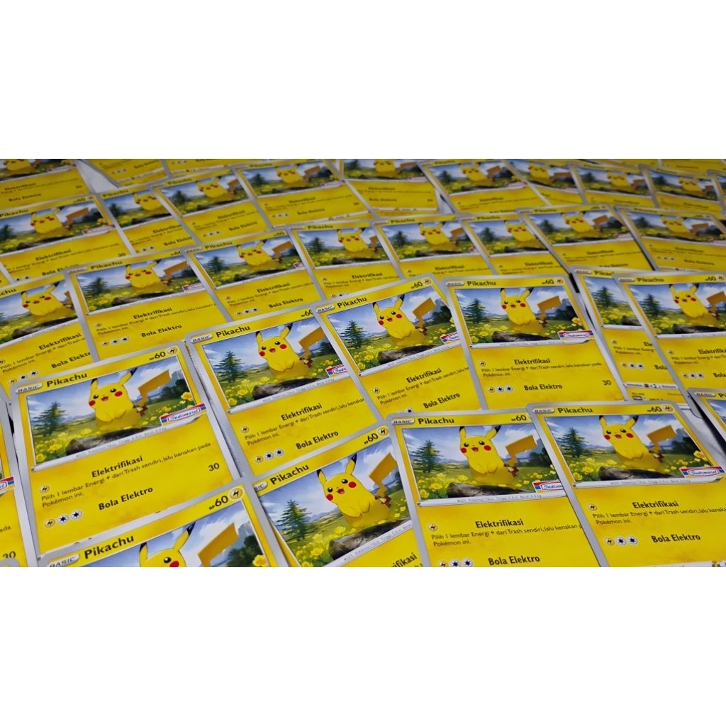 TCG POKEMON PIKACHU INDOMARET