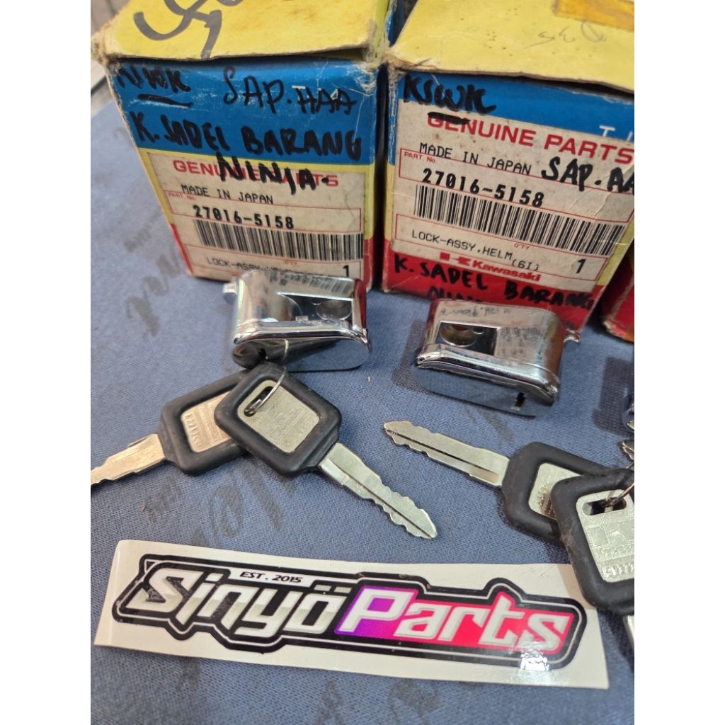 kunci Helmet rumah helm Ninja SS R NINJA KIPS NINJA KISS ORIGINAL KAWASAKI