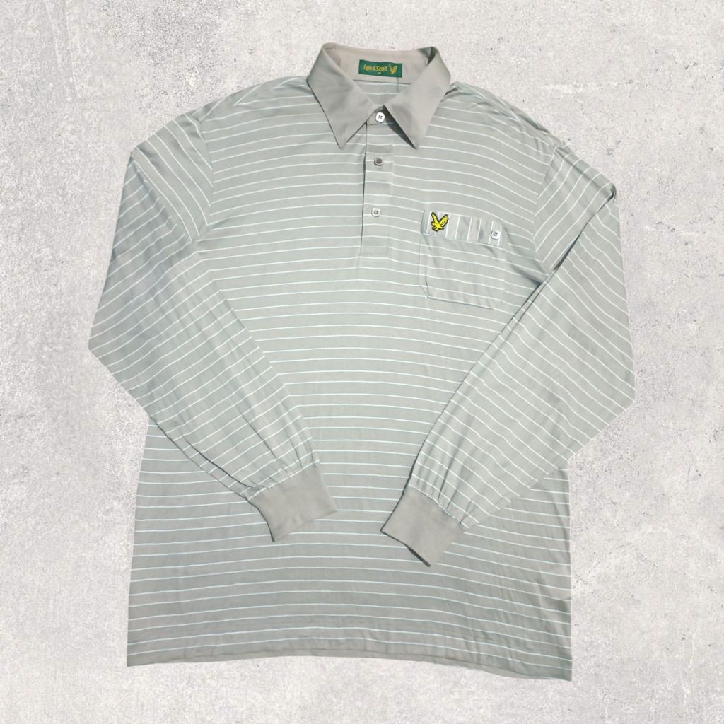 POLO SHIRT BY LYLE&SCOTT STRIPE SECOND ORIGINAL