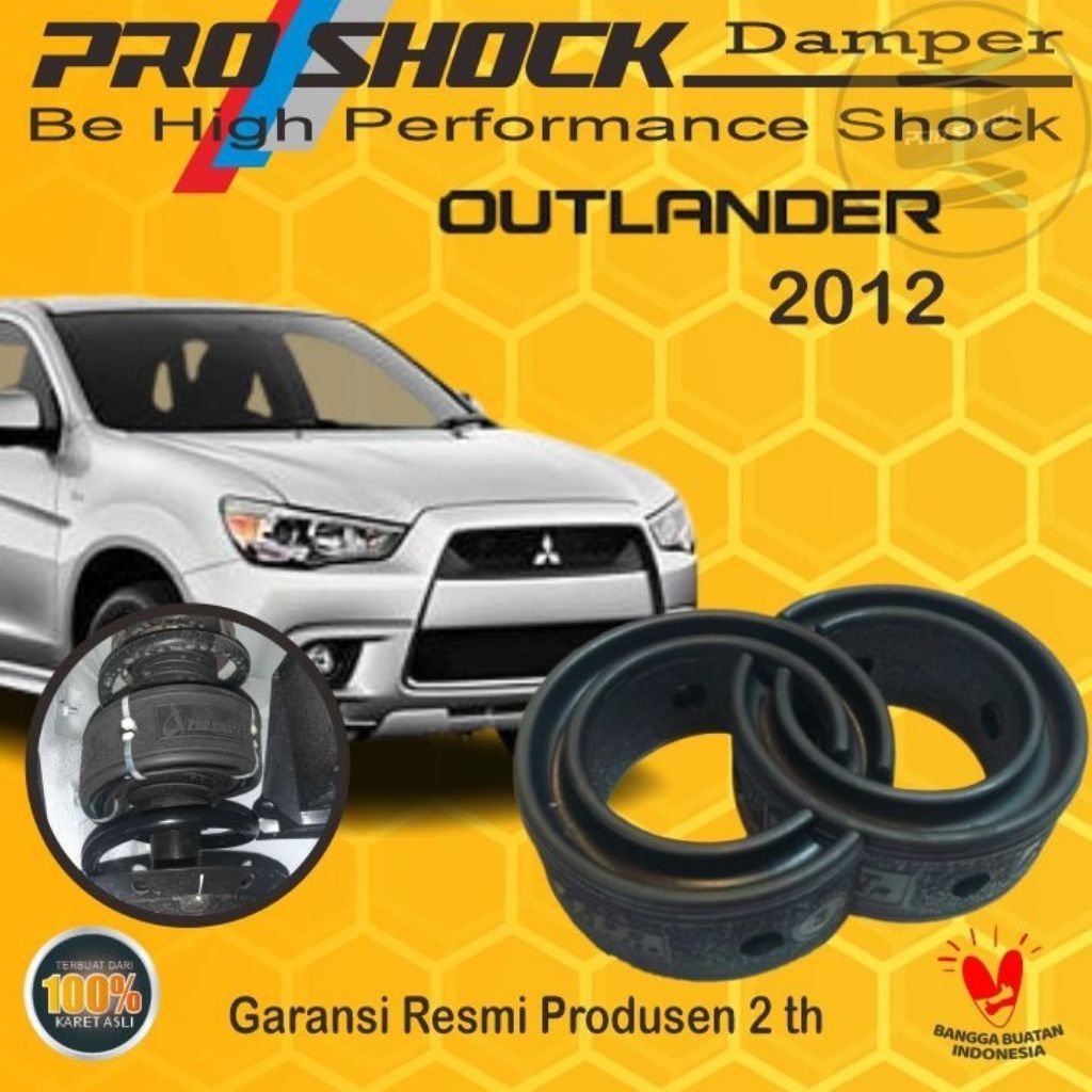 Pro Shock Karet Damper Mobil Peredam Guncangan Shockbreaker Mobil MITSUBISHI OUTLANDER Karet Damper 