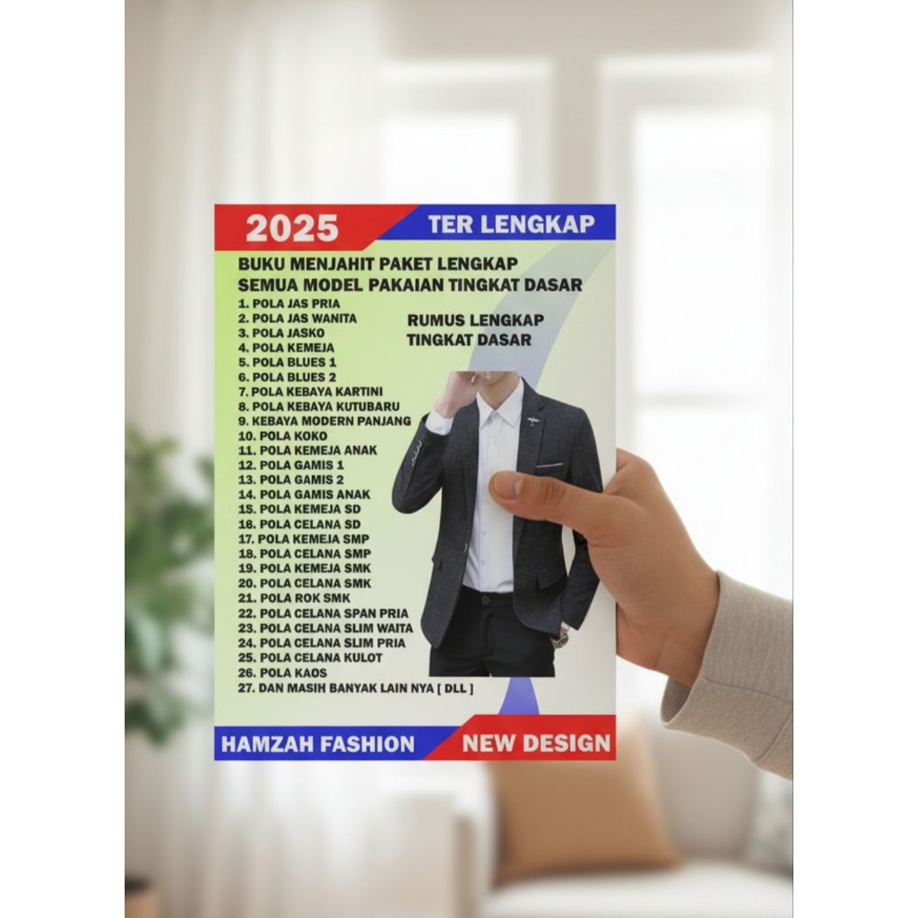 Buku pola jahit edisi lengkap full model dasar