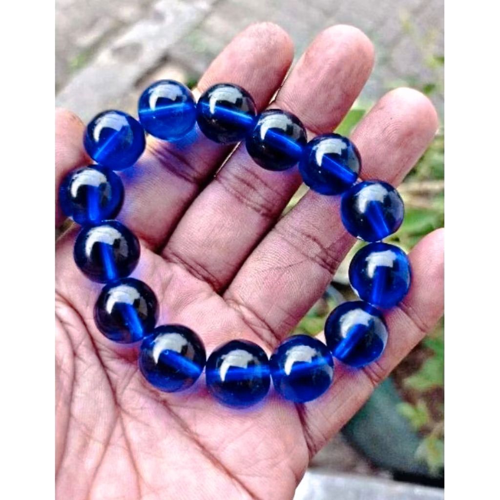 gelang tali elastis blue cyklop papua ukuran jumbo