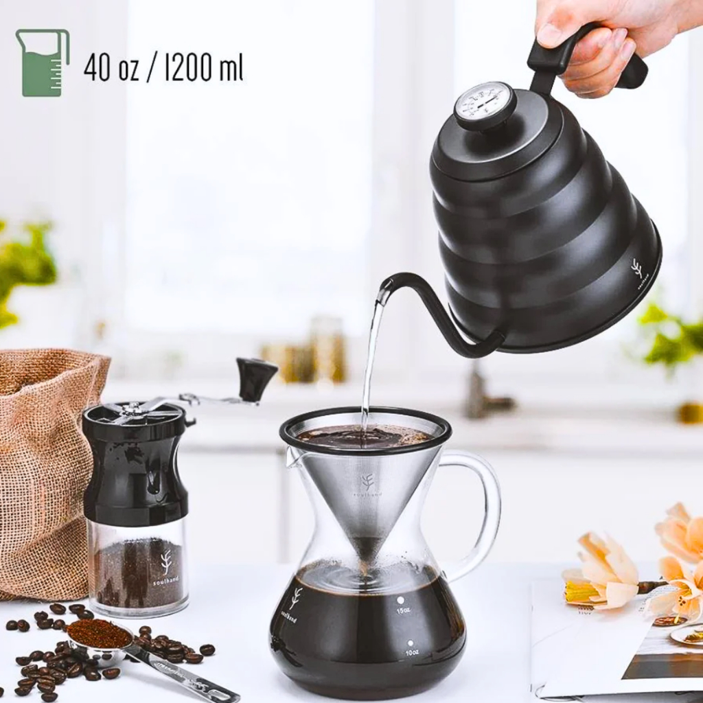 ORI One Two Cups Teko Kopi Leher Angsa termometer Pour Over Drip Kettle Thermometer - KE4012
