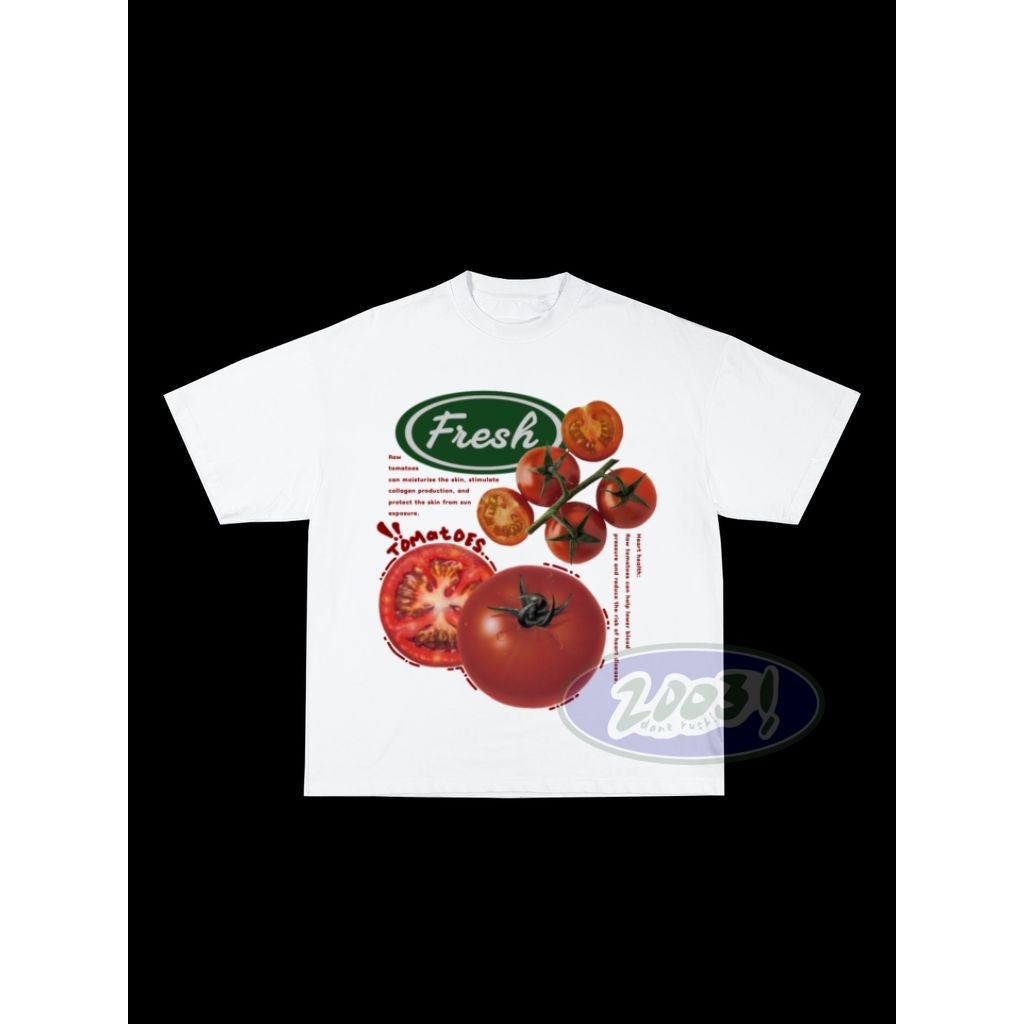 [OPEN PRE-ORDER] T-Shirt Tomatoes by DaneRush.Studio kaos tomat kalcer gen z