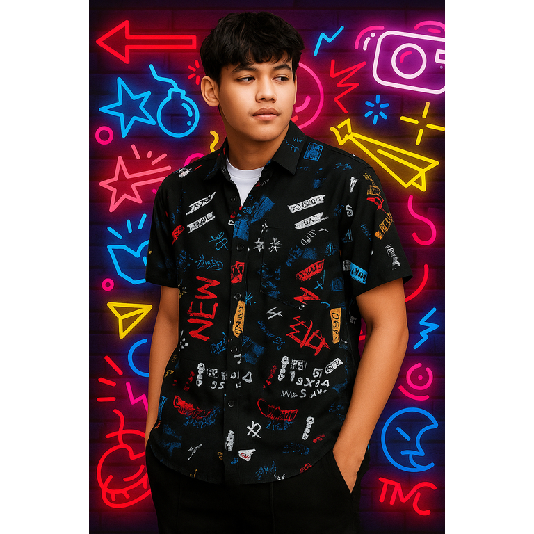 KEMEJA DISTRO CASUAL PREMIUM Pria Kemeja Pria Dewasa Kemeja Distro Abstrak KEMEJA MOTIF Hight Qualty