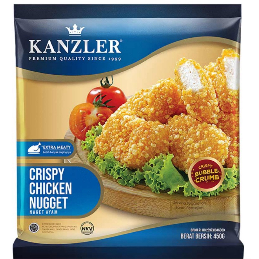 Nugget Kanzler with bubble crumbs