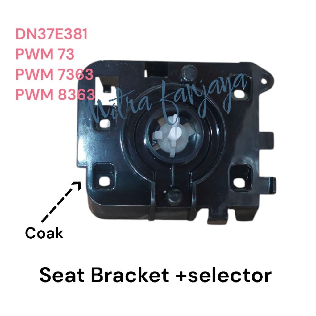 BRACKET PEMBUANGAN AIR MESIN CUCI POLYTRON 1 SEAT DENGAN SELECTOR / DUDUKAN TIMER PEMBUANGAN AIR MES