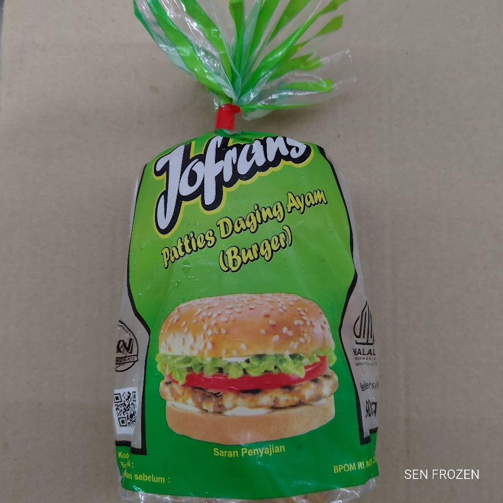 Jofrans Burger Daging Ayam 900g