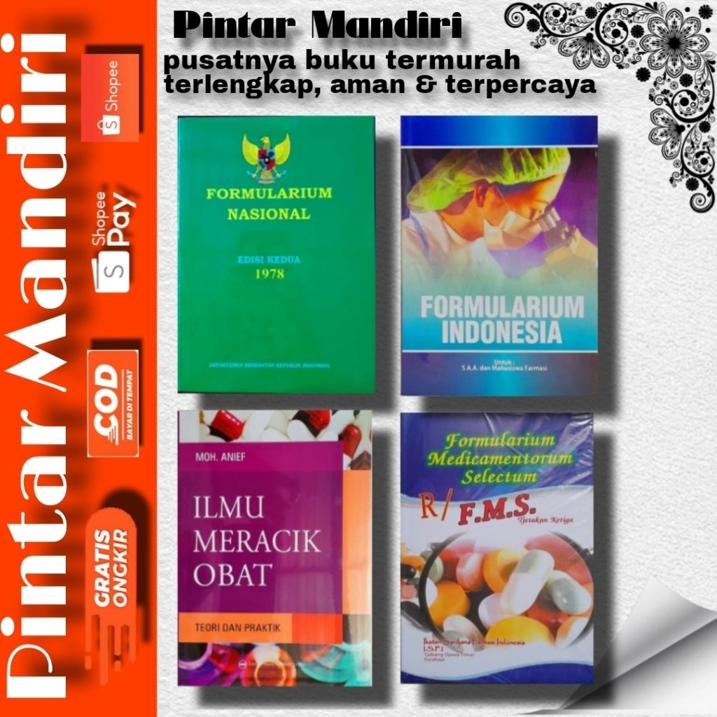 4 Buku Farmasi : Fornas, FOI, IMO, FMS