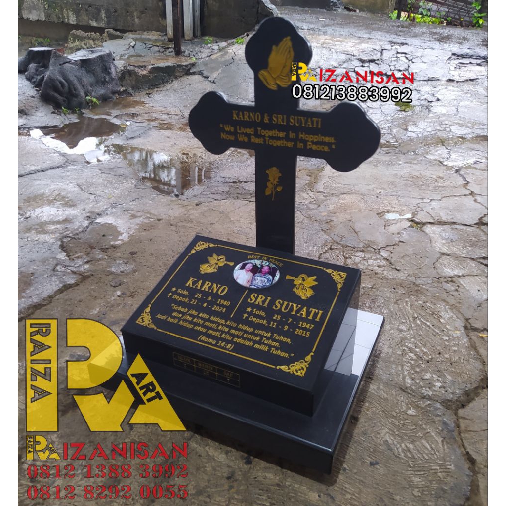 batu nisan salib 2