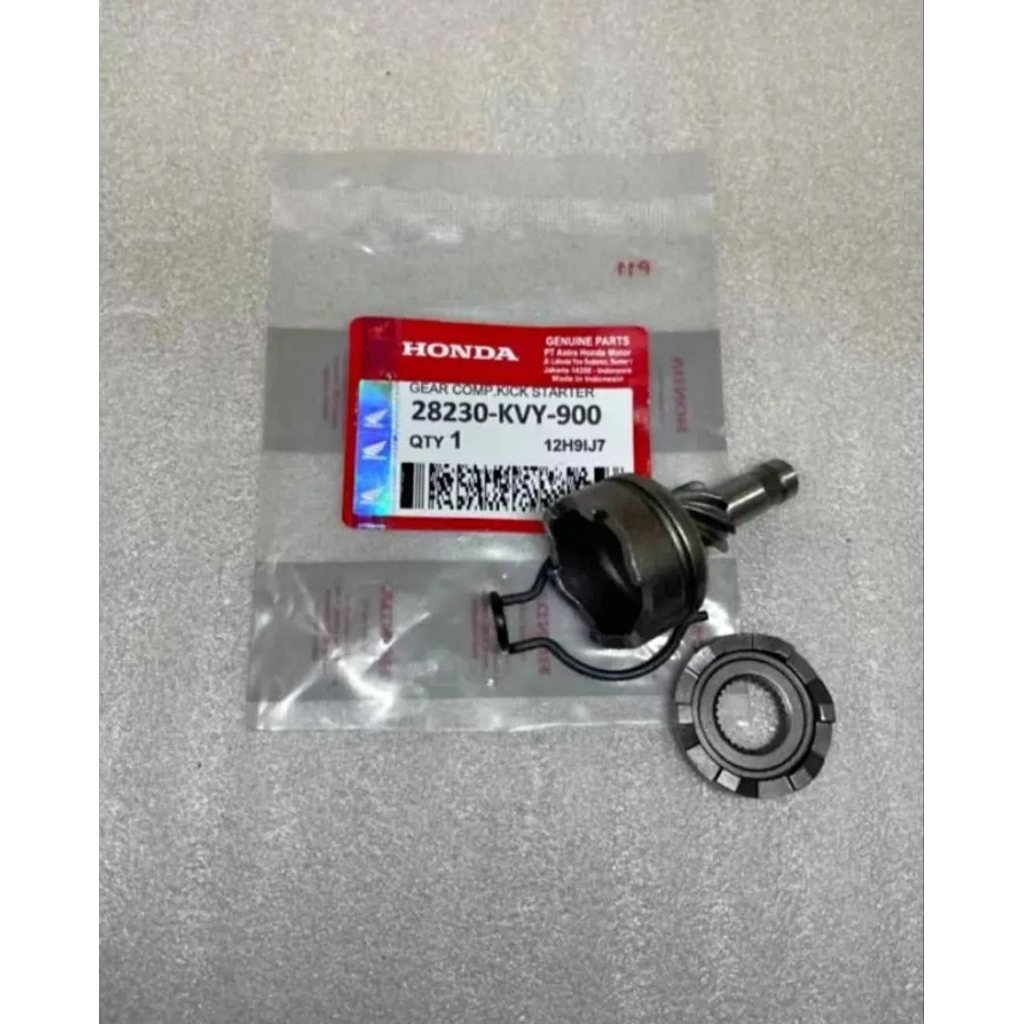 PINION GIGI SELAH SELAHAN ASSY STATER BEAT KARBU , VARIO 110 LAMA ORIGINAL