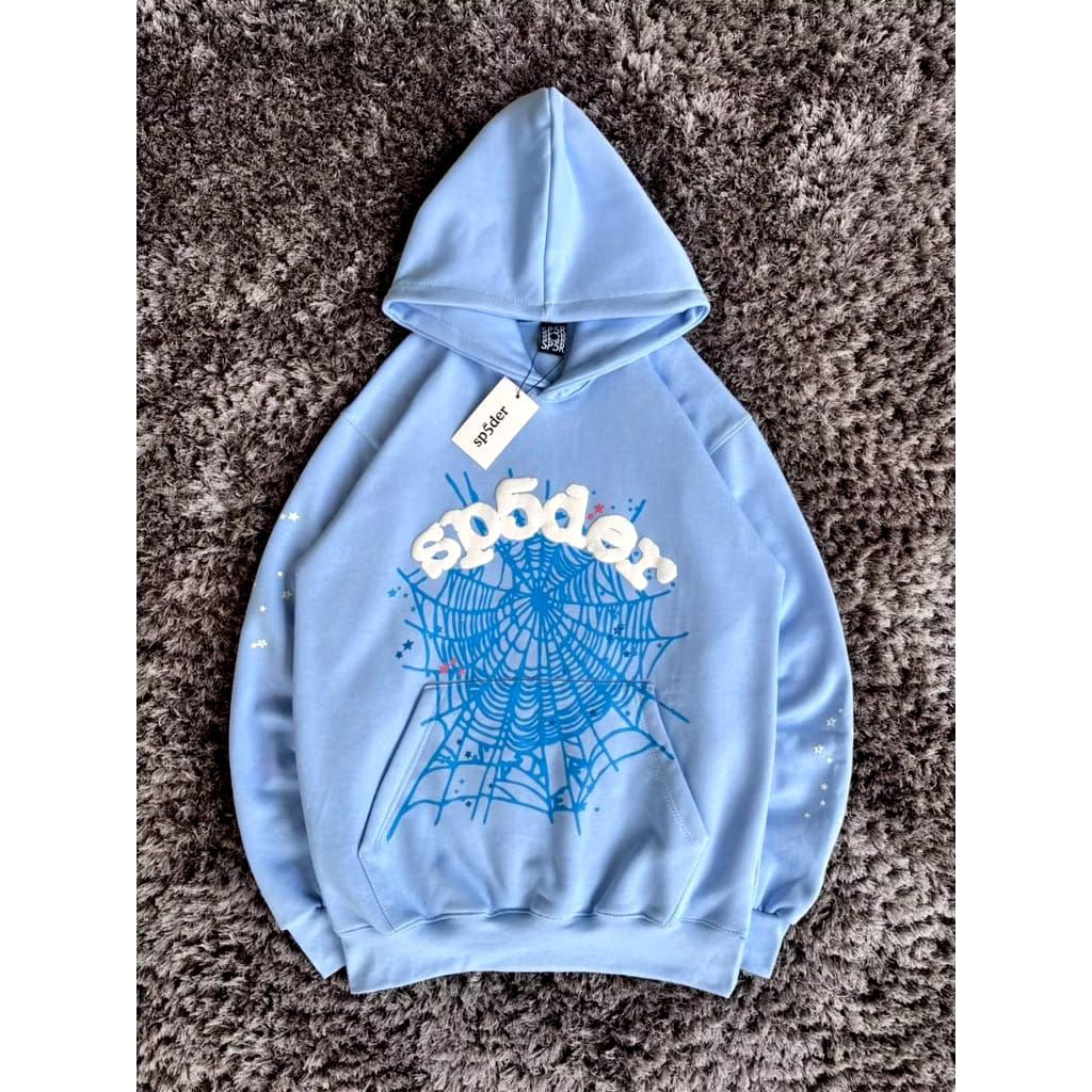 HOODIE SP5DER BLUE