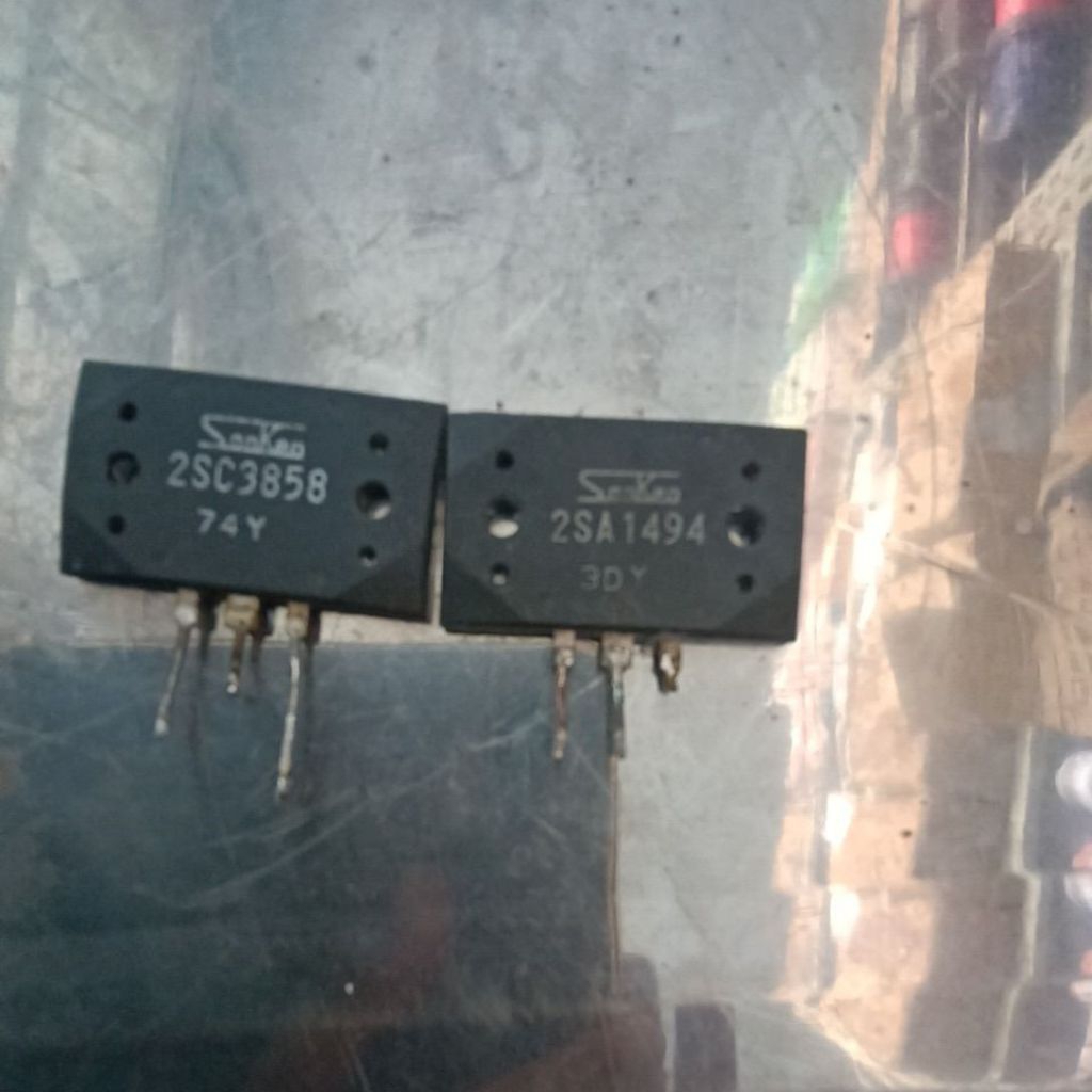 TRANSISTOR SANKEN CABUTAN 1 SET 2SA1494 2SC3858