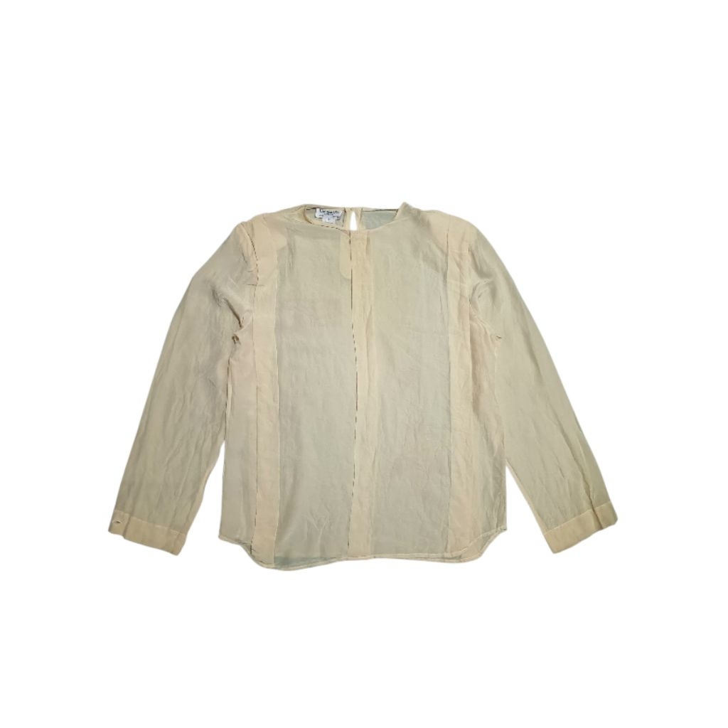 Christian Dior Separates Silk Blouse Women's Vintage 80s