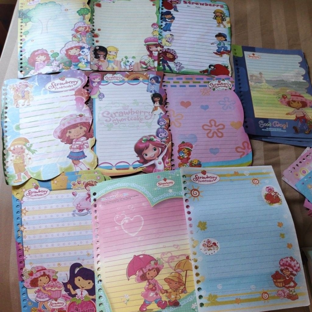 Kertas Binder jadul A5 harga perlembar Barbie Princess Minmie Hobakci Anime Sakura Cardcaptor Pink H