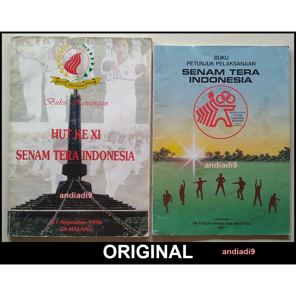 BUKU KENANGAN HUT KE XI SENAM TERA INDONESIA 17 NOVEMBER 1996 MALANG PETUNJUK PELAKSANAAN SENAM TERA