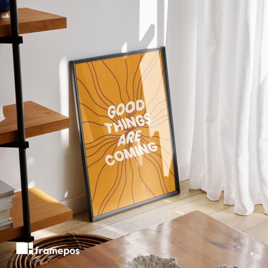 Poster Frame Aesthetic Bohemian, 10R 12R 16R Frame Premium Fiber