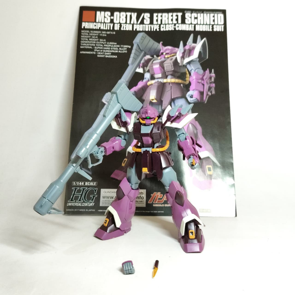 Bandai HGUC S Efreet Schneid / Model Kit Gundam HG 1/144 2nd Sudah Rakit H041