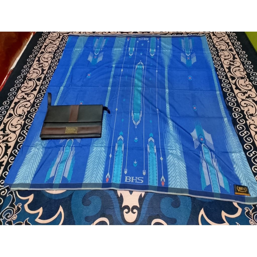 Sarung BHS FULL SUTRA type SGF warna biru kelengkapan Tas kulit Asli BHS (lihat Deskripsi)