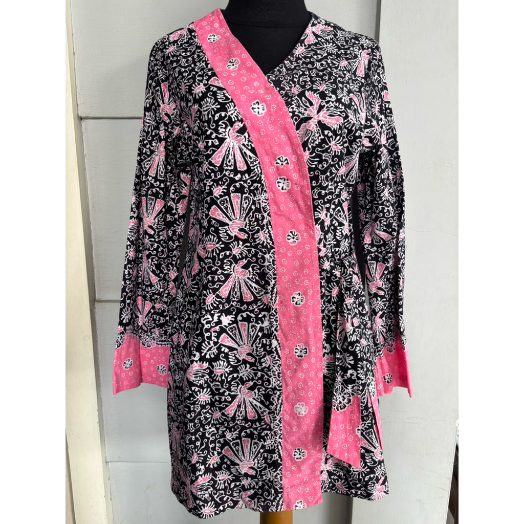 Preloved batik hitam pink