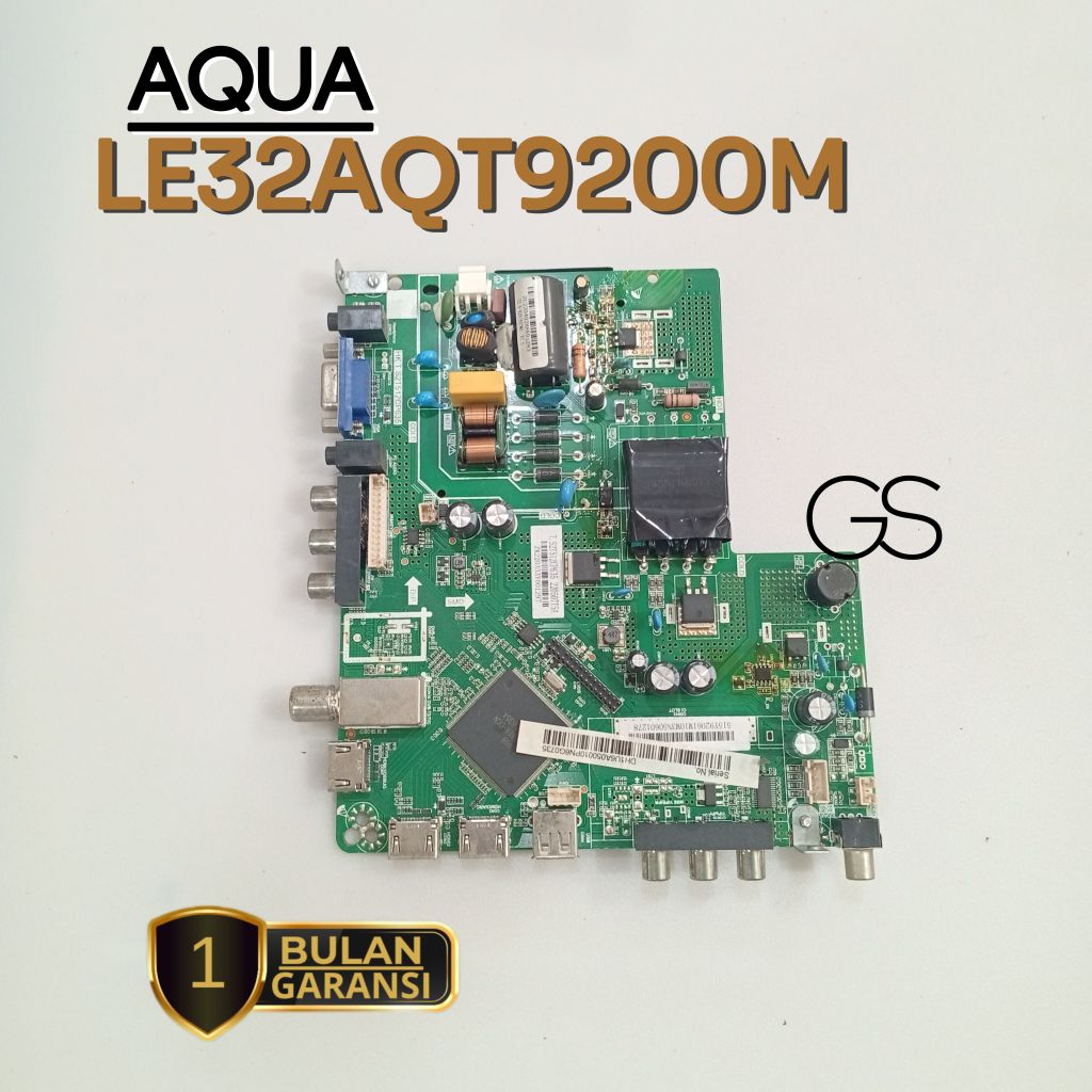 MESIN TV / MAINBOARD TV AQUA LE32AQT9200M MB - MODUL - MOBO - MOTHERBOARD TV AQUA