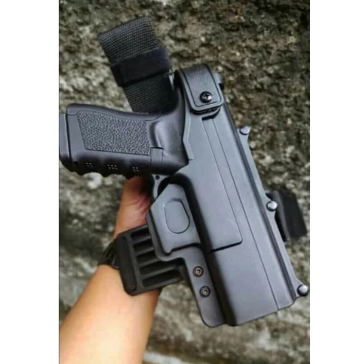 Holster Paha Hs Tactical Holster Best Quality / Holster Sarung Pistol Paha Untuk HS Tactical / Holst