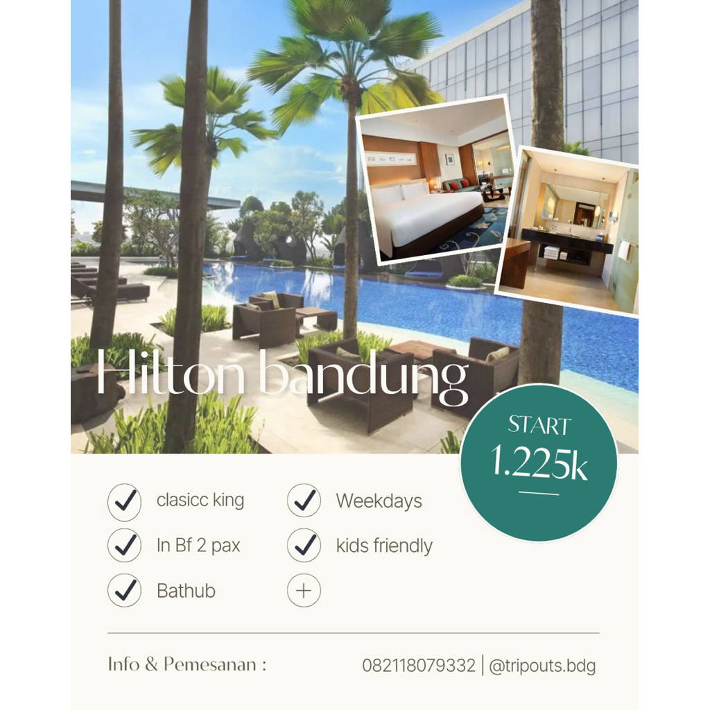 VOUCHER HOTEL HILTON BANDUNG
