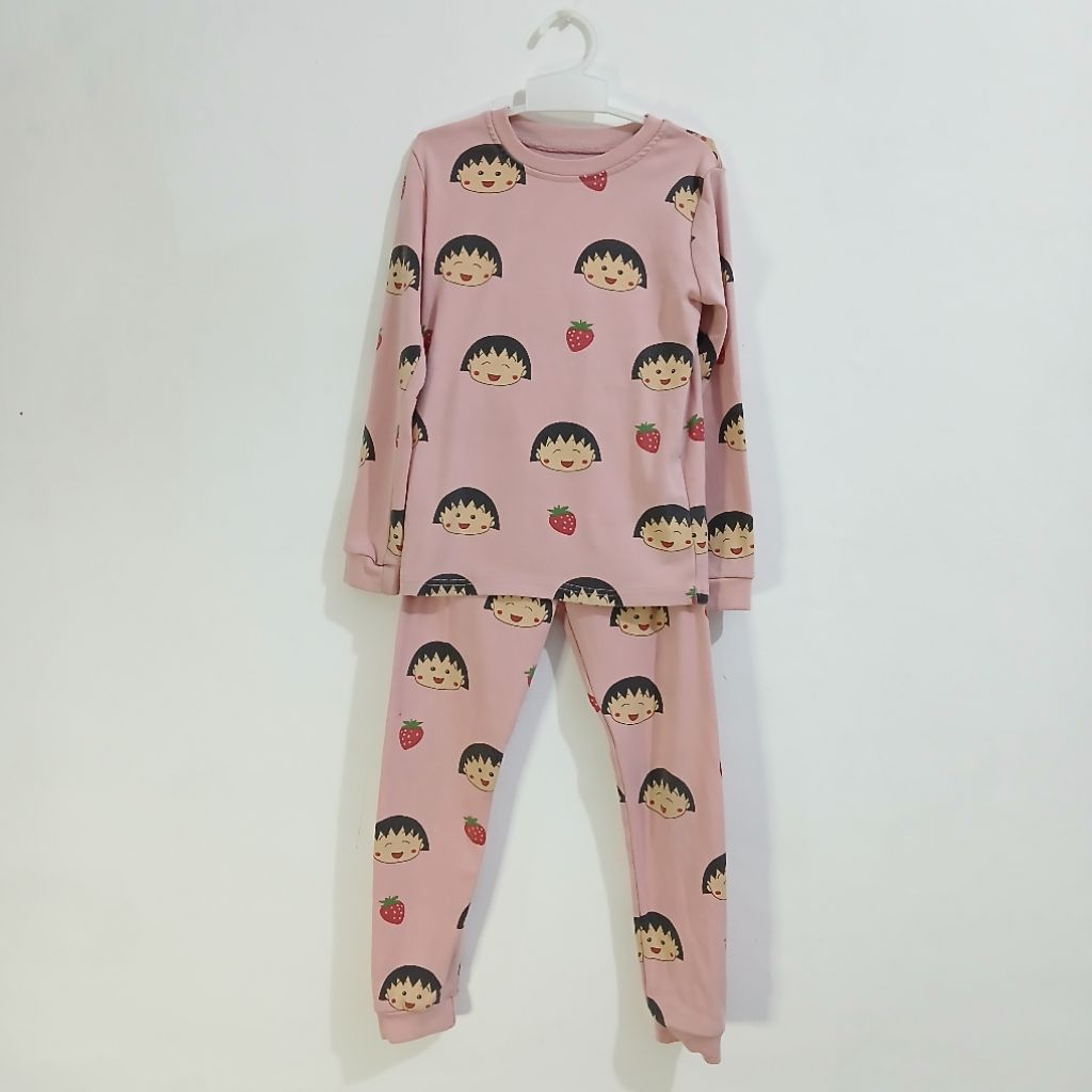Setelan Baju Tidur Anak 6 7 Tahun Chibi Maruko-chan
