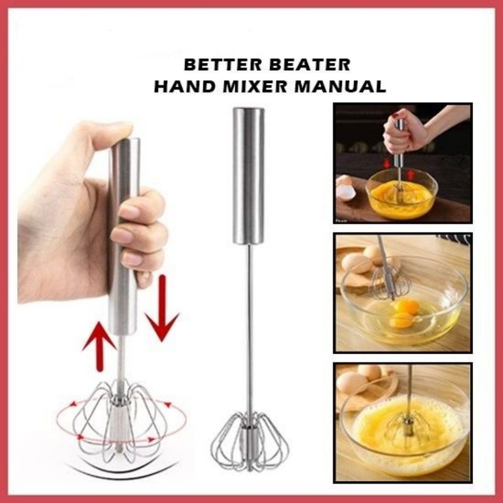 Better Beater Hand Mixer/ Mini Mixer Manual/Pengocok Telur Manual