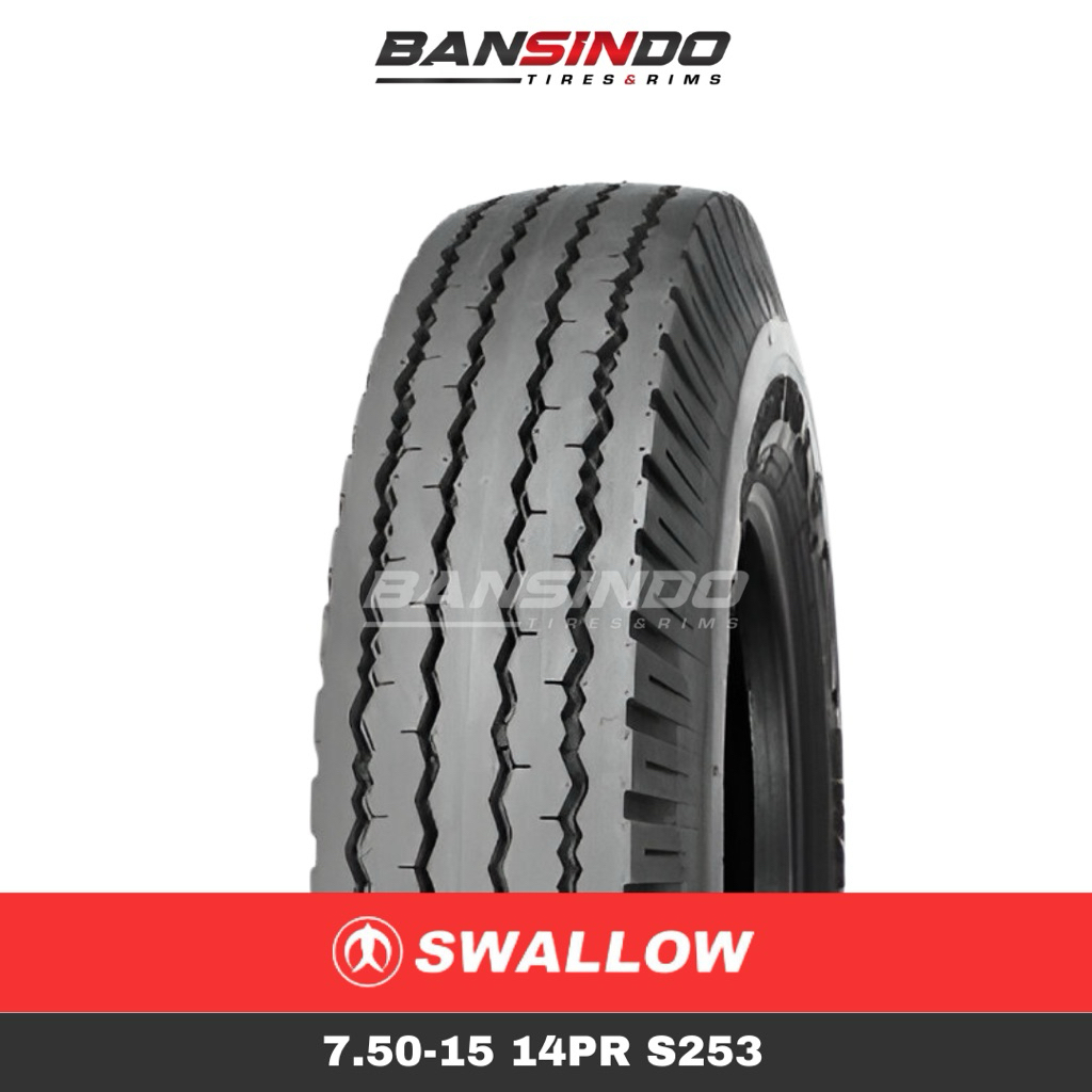 Ban Truk BENANG 750-15 14PR SWALLOW S253 (BAN LUAR SAJA)