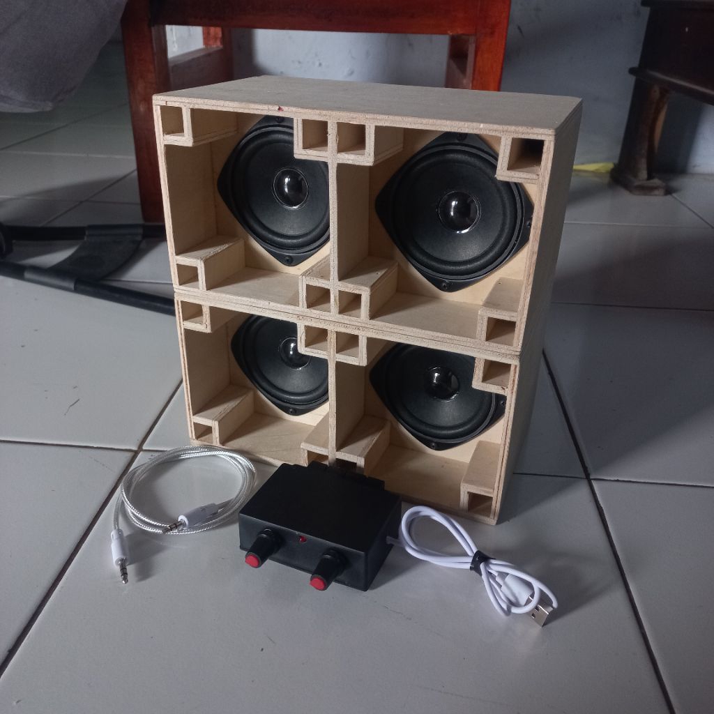 Paket Sound Sistem Miniatur Bluetooth Siap Bunyi