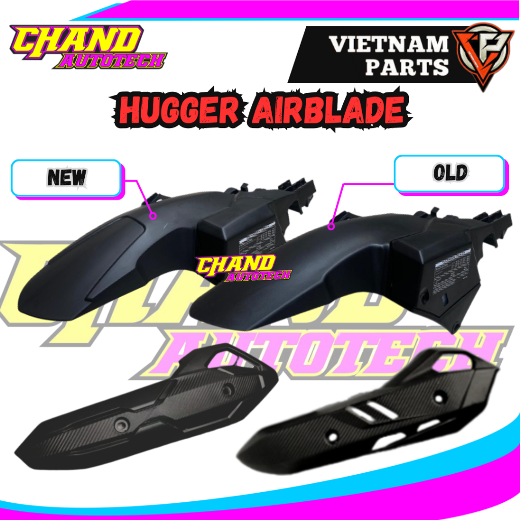 HUGGER AIRBLADE COVER AIRBLADE TAMENG AIRBLADE HUGGER AIR BLADE VARIO 125/150 SPAKBOR KOLONG VARIO