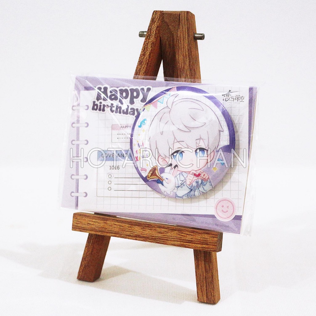 [OFFICIAL] Love and Deepspace Xavier 2024 Birthday - Q Version Tinplate Badge